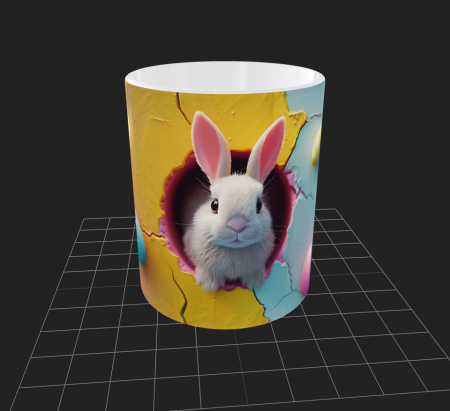 Cana de Paste cu iepurasi si oua [1]