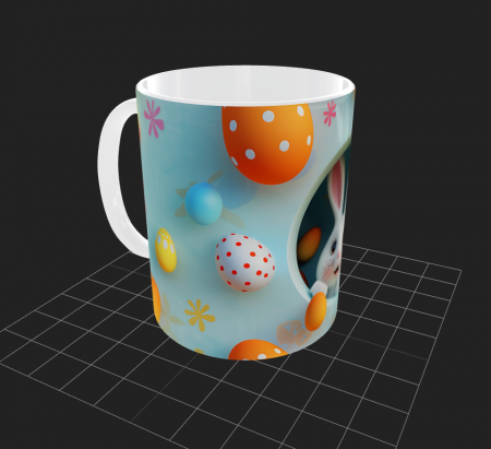 Cana de Paste cu iepurasi si oua [2]