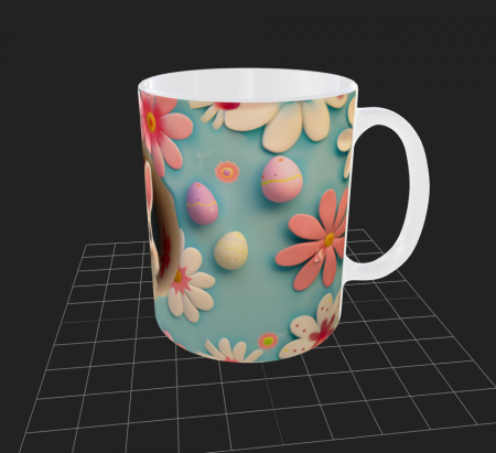 Cana de Paste cu iepurasi si oua [1]