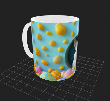 Cana de Paste cu iepurasi si oua [2]