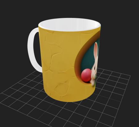 Cana de Paste cu iepurasi si oua [2]