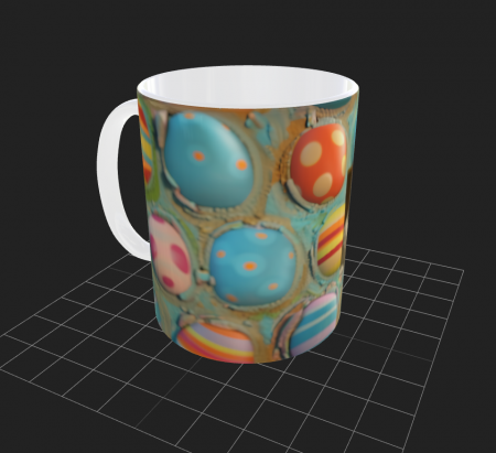 Cana de Paste cu iepurasi si oua [2]