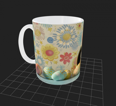 Cana de Paste cu iepurasi si oua [2]