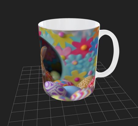 Cana de Paste cu iepurasi si oua [1]