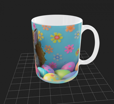 Cana de Paste cu iepurasi si oua [1]