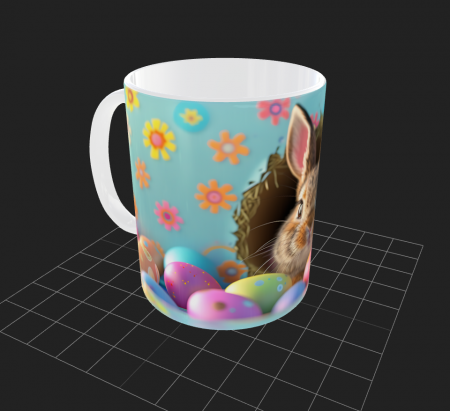 Cana de Paste cu iepurasi si oua [2]