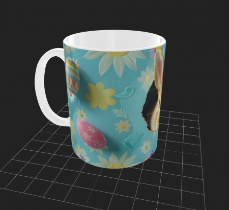 Cana de Paste cu iepurasi si oua [2]