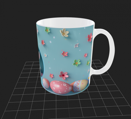 Cana de Paste cu iepurasi si oua [1]