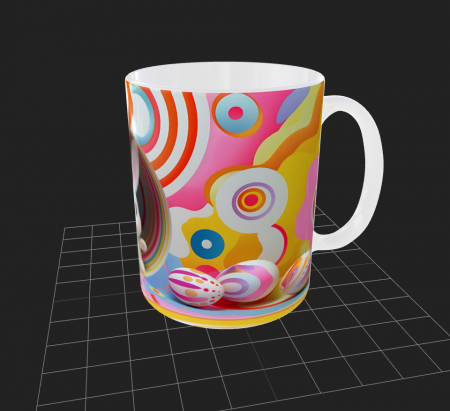 Cana de Paste cu iepurasi si oua [1]