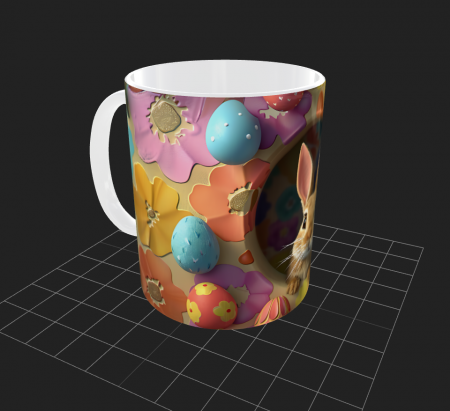 Cana de Paste cu iepurasi si oua [2]