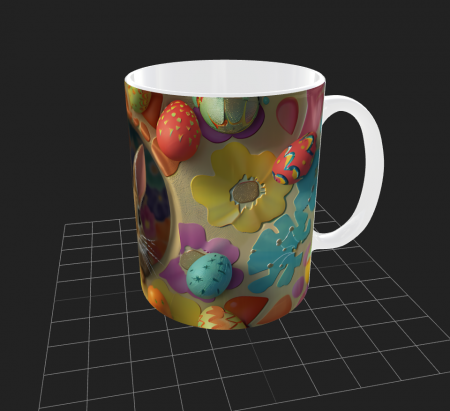 Cana de Paste cu iepurasi si oua [1]