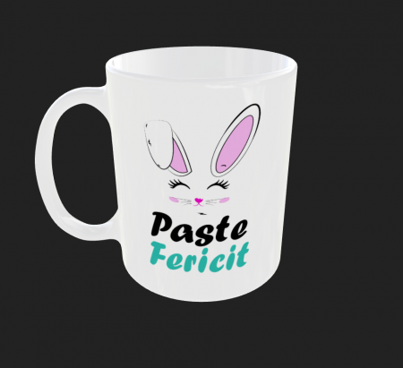 Cana Paşte Fericit personalizata cu numele sau poza ta [2]