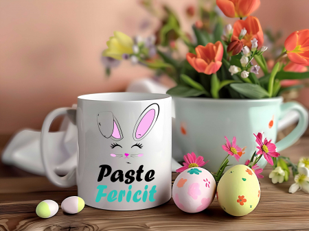 Cana Paste Fericit personalizata cu numele sau poza ta - Cana Paşte Fericit personalizata cu numele sau poza ta