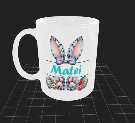 Cana de Paste personalizata cu numele si poza ta [1]