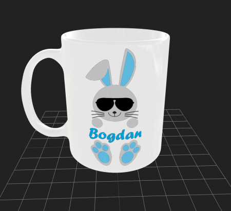 Cana de Paste personalizata cu numele si poza ta [1]