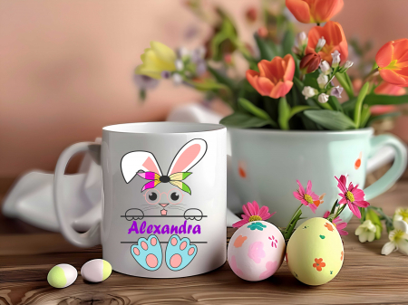 Cana de Paste personalizata cu numele si poza ta - Cana de Paste personalizata cu numele si poza ta