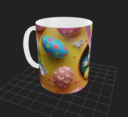 Cana de Paste cu iepurasi si oua [2]