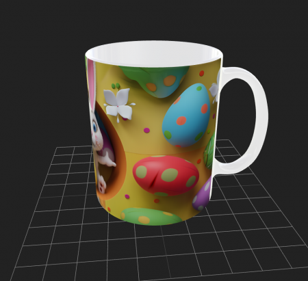 Cana de Paste cu iepurasi si oua [1]