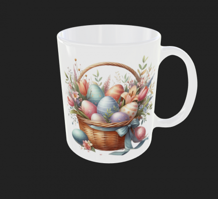 Cani de Paste - Cana personalizata Paste Fericit