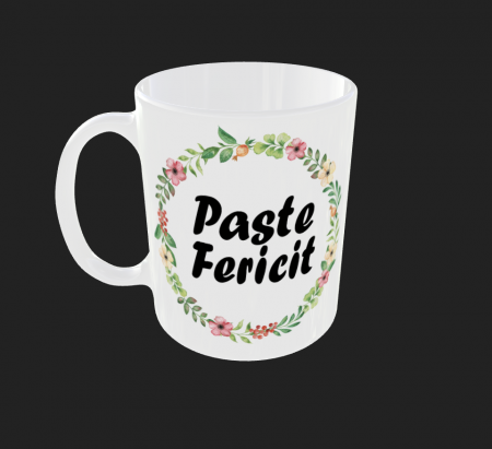 Cana personalizata Paste Fericit [1]