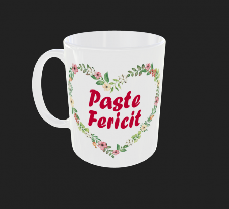 Cana personalizata Paste Fericit [1]