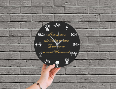 Ceas de perete Matematica [1]