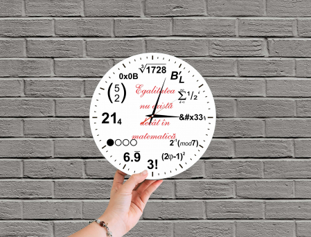 Ceas de perete Matematica [1]