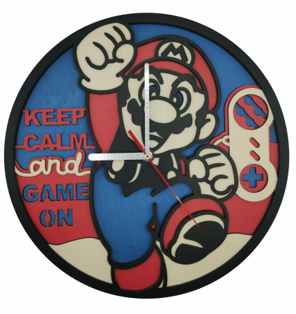 Nou in magazin - Ceas de perete Super Mario