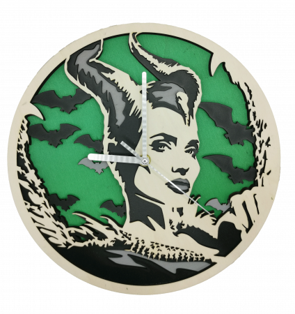 Nou in magazin - Ceas de perete MALEFICENT