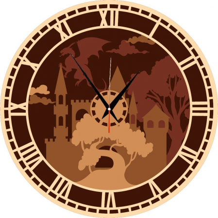 Ceasuri multistrat 3D - Ceas multistrat efect 3D