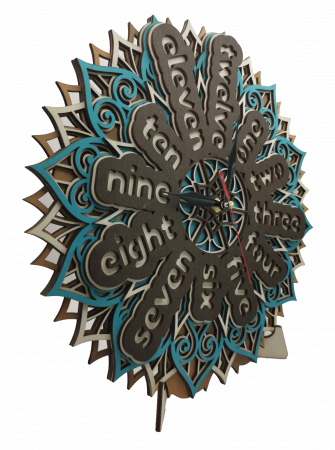 Ceas de perete multistrat Mandala [3]