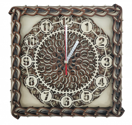 Ceasuri - Ceas de perete multistrat Mandala