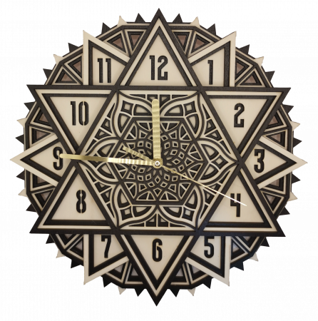 Ceasuri - Ceas de perete multistrat Mandala