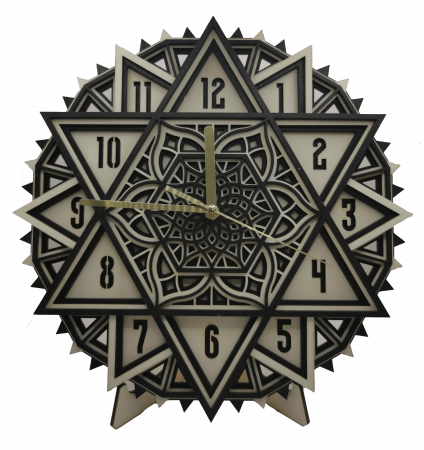 Ceas de perete multistrat Mandala [1]