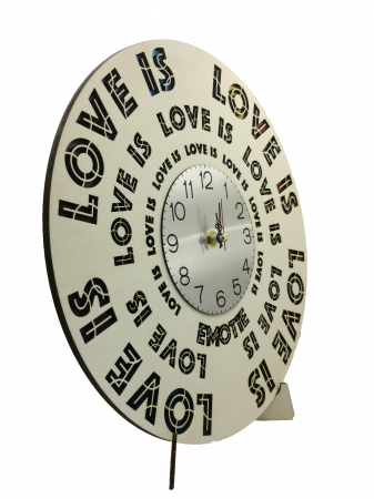 Ceas de perete multistrat Love Is [3]