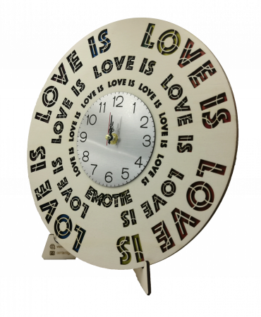 Ceas de perete multistrat Love Is [2]