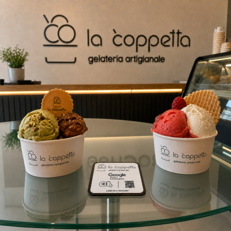 Coaster NFC Premium pentru Recenzii Google – Suport din Lemn cu QR Code Personalizat [2]