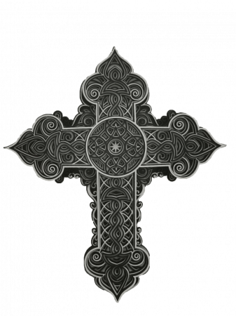 Tablou Mandala - Cruce  Mandala multistrat