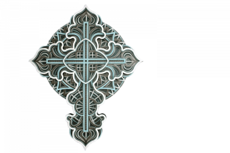 Tablou Mandala - Cruce  Mandala multistrat