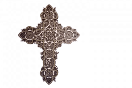 Tablou Mandala - Cruce  Mandala multistrat