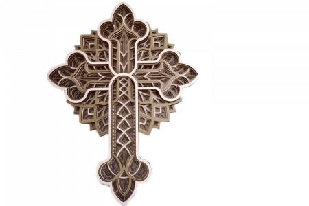 Tablou Mandala - Cruce  Mandala multistrat