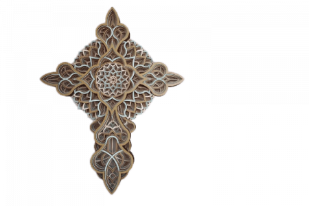 Tablou Mandala - Cruce  Mandala multistrat