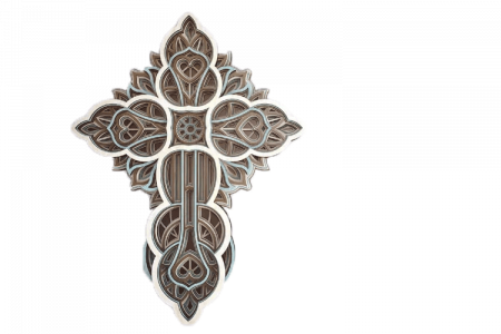 Tablou Mandala - Cruce  Mandala multistrat