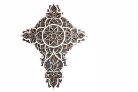 Tablou Mandala - Cruce  Mandala multistrat