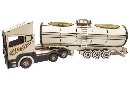 Cutie de vin personalizată camion [3]