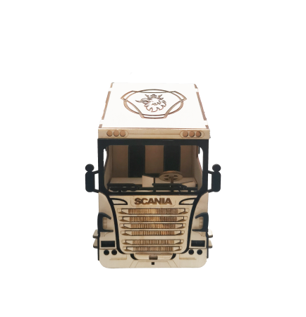 Cutie de vin personalizată camion [4]