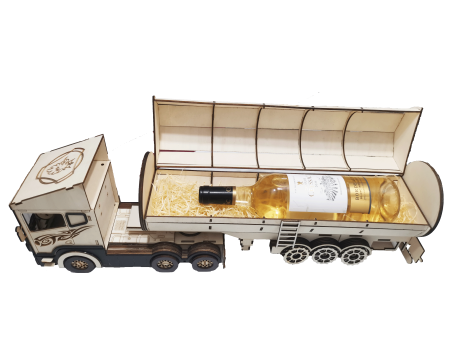 Cutii pentru sticle de vin - Cutie de vin personalizată camion