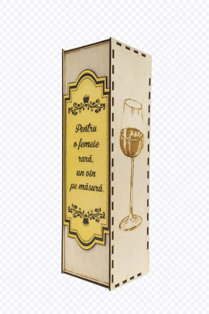 Cutii pentru sticle de vin - Cutie de vin personalizată