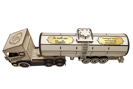 Cutie de vin personalizată camion [2]