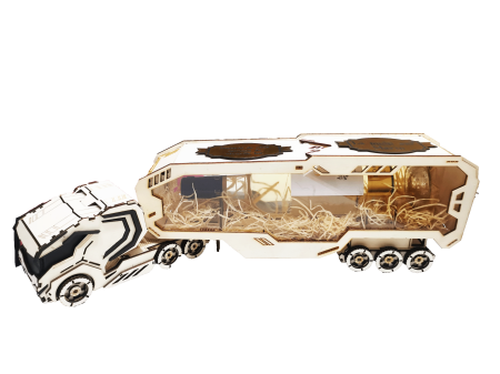 Cutii pentru sticle de vin - Cutie de vin personalizată camion